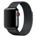 Strap-it® Apple Watch 8 Milanese Armband (Schwarz)