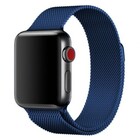 Strap-it® Strap-it Apple Watch 8 Milanese Armband (Blau)