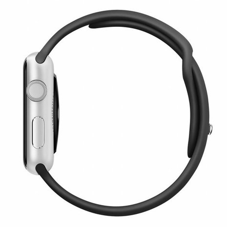 Strap-it® Strap-It Apple Watch Ultra Silikonarmband (Schwarz) Strap-it® Strap-It Apple Watch Ultra Silikonarmband (Schwarz)