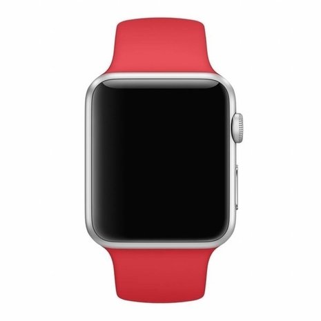 Strap-it® Strap-It Apple Watch Ultra Silikonarmband (Rot) Strap-it® Strap-It Apple Watch Ultra Silikonarmband (Rot)
