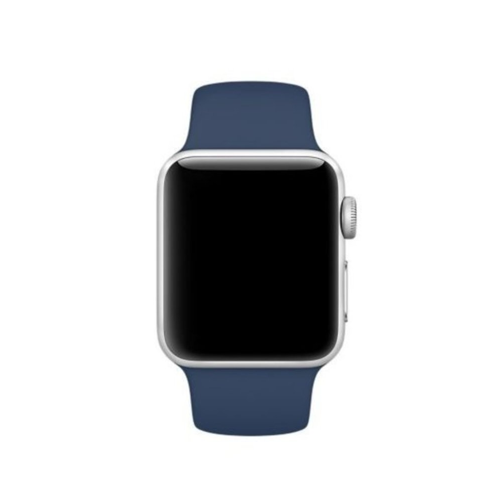Strap-it® Strap-It Apple Watch Ultra Silikonarmband (Blau)
