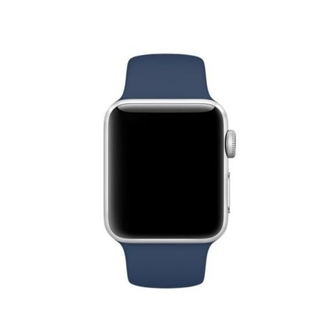 Strap-it® Strap-It Apple Watch Ultra Silikonarmband (Blau)