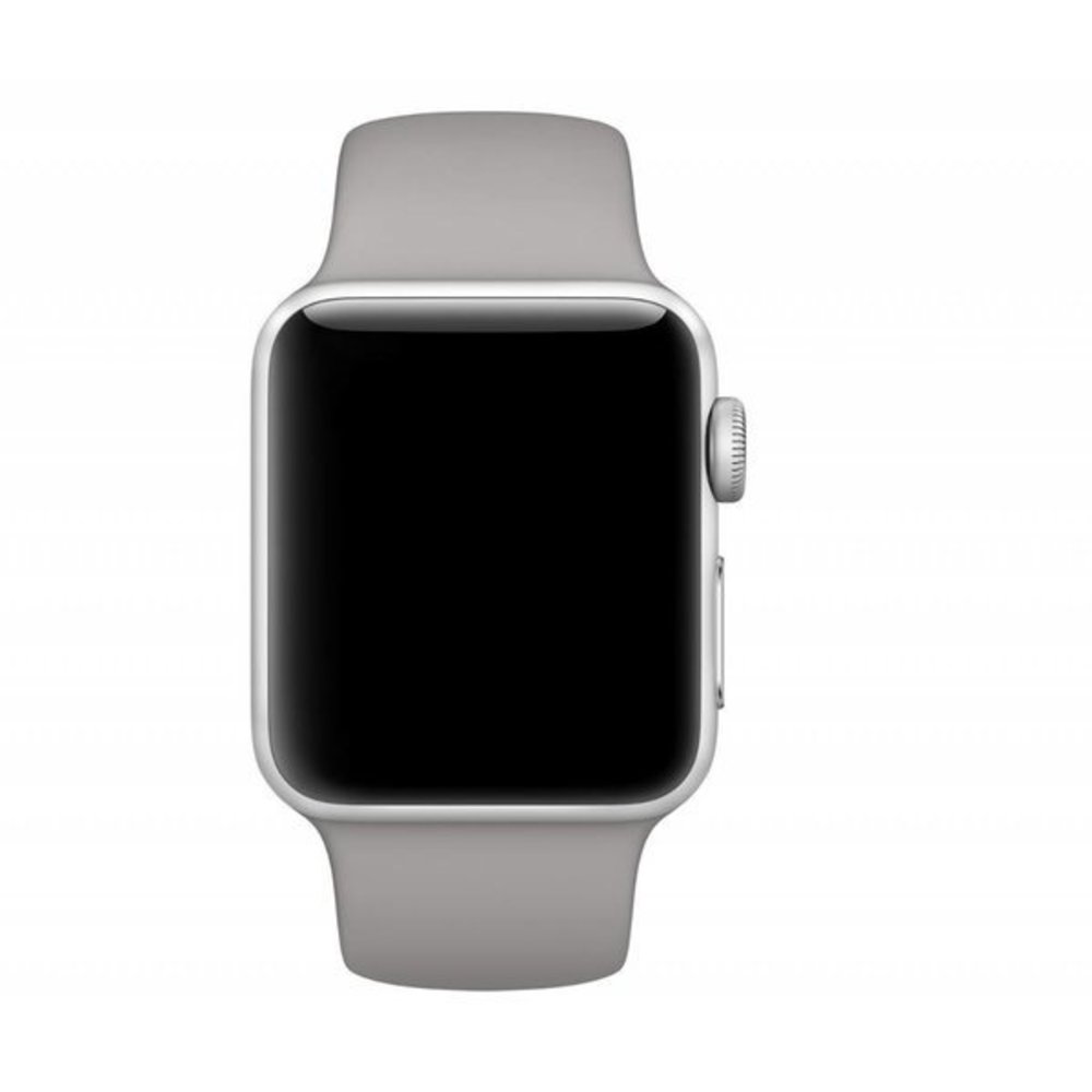 Strap-it® Strap-It Apple Watch Ultra Silikonarmband (Grau)