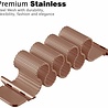 Strap-it® Strap-It Apple Watch Ultra Milanese Armband (Roségold) Strap-it® Strap-It Apple Watch Ultra Milanese Armband (Roségold)