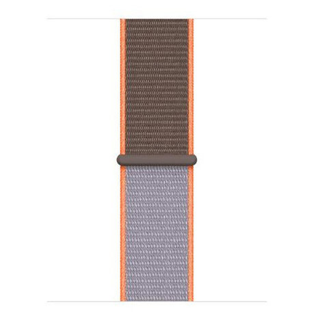 Strap-it® Strap-It Apple Watch Ultra Nylonarmband (Braun-Orange) Strap-it® Strap-It Apple Watch Ultra Nylonarmband (Braun-Orange)