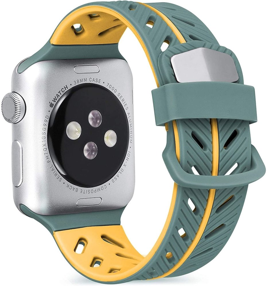 Strap-it® Strap-It Apple Watch Ultra Armband Special Edition (Grün/Gelb) Strap-it® Strap-It Apple Watch Ultra Armband Special Edition (Grün/Gelb)