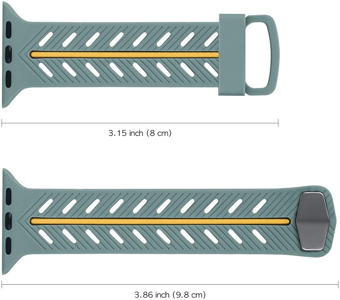 Strap-it® Strap-It Apple Watch Ultra Armband Special Edition (Grün/Gelb) Strap-it® Strap-It Apple Watch Ultra Armband Special Edition (Grün/Gelb)