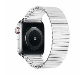 Strap-it® Apple Watch Ultra Stretcharmband Stahl (Silber) Strap-it® Apple Watch Ultra Stretcharmband Stahl (Silber)