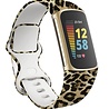 Strap-it® Strap-it® Lucky Leopard Fitbit Charge 5 Armband Strap-it® Strap-it® Lucky Leopard Fitbit Charge 5 Armband