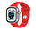 Strap-It Apple Watch Ultra Silikonarmband (Rot)