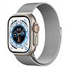 Strap-it® Strap-It Apple Watch Ultra Milanese Armband (Silber) Strap-it® Strap-It Apple Watch Ultra Milanese Armband (Silber)