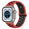 Strap-it® Strap-It Apple Watch Ultra Sport Armband (Rot/Schwarz) Strap-it® Strap-It Apple Watch Ultra Sport Armband (Rot/Schwarz)