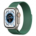 Strap-it® Strap-It Apple Watch Ultra Milanese Armband (Grün)
