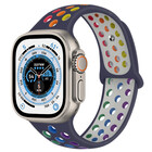 Strap-it® Strap-It Apple Watch Ultra Sport Armband (Buntes Dunkelblau)