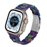 Strap-it® Apple Watch Ultra Harzarmband (Buntes Lila) Strap-it® Apple Watch Ultra Harzarmband (Buntes Lila)