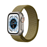 Strap-it® Apple Watch Ultra Nylonarmband (Oliv)