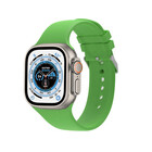 Strap-it® Strap-It Apple Watch Ultra Silikon Schnallenband (Grün)