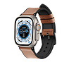 Strap-it® Strap-It Apple Watch Ultra Leder Hybrid-Schnallenarmband (Braun) Strap-it® Strap-It Apple Watch Ultra Leder Hybrid-Schnallenarmband (Braun)
