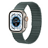 Strap-it® Strap-It Apple Watch Ultra Leder Loop Armband (Türkis) Strap-it® Strap-It Apple Watch Ultra Leder Loop Armband (Türkis)