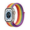 Strap-it® Strap-It Apple Watch Ultra Nylonarmband (Regenbogen) Strap-it® Strap-It Apple Watch Ultra Nylonarmband (Regenbogen)