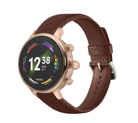 Strap-it® Fossil Gen 6 (42mm) Lederarmband (Rotbraun) Strap-it® Fossil Gen 6 (42mm) Lederarmband (Rotbraun)