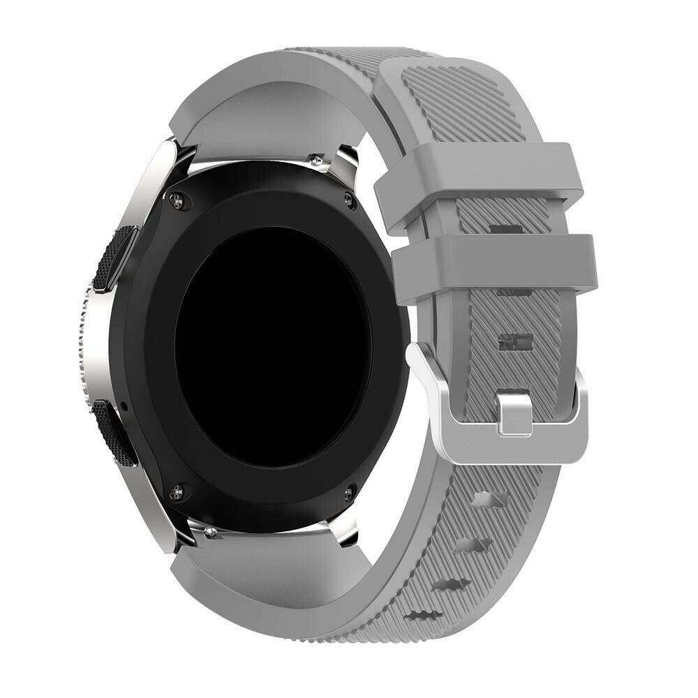 Strap-it® Strap-it Fossil Gen 5e - 44mm Silikon Armband (Grau)