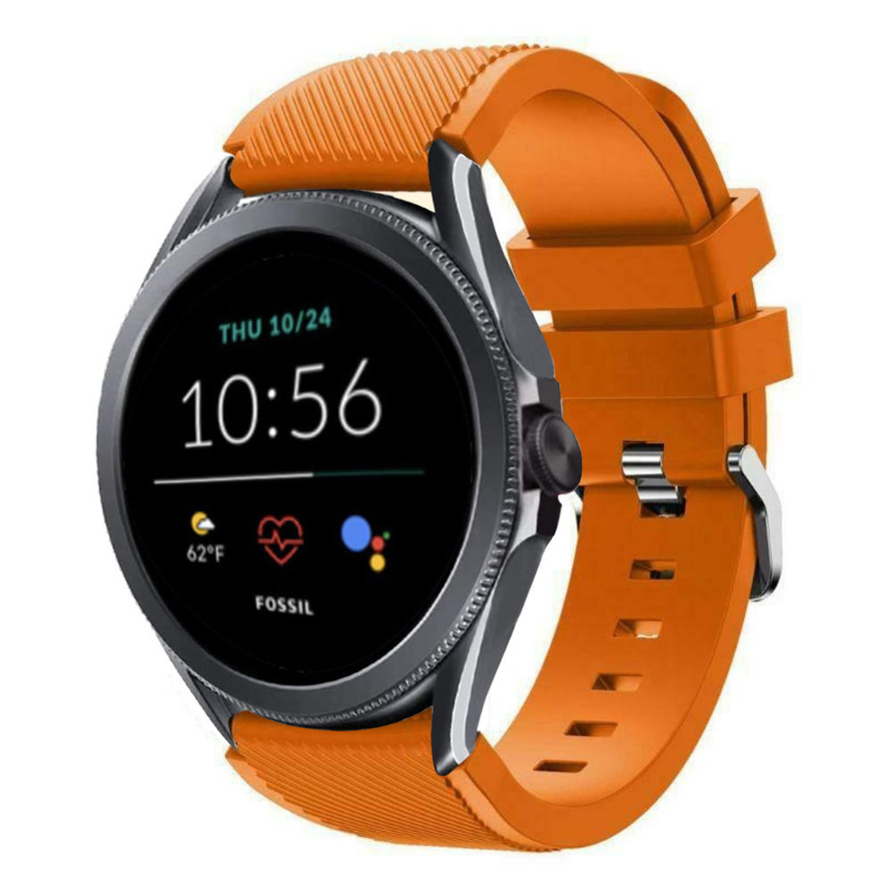 Strap-it® Strap-it Fossil Gen 5e - 44mm Silikon Armband (Orange) Strap-it® Strap-it Fossil Gen 5e - 44mm Silikon Armband (Orange)