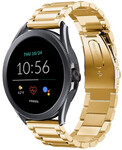 Strap-it® Strap-it Fossil Gen 5e - 44mm Stahlarmband (Gold)