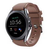 Strap-it® Fossil Gen 5e - 44mm Silikon Armband (Kaffebraun) Strap-it® Fossil Gen 5e - 44mm Silikon Armband (Kaffebraun)