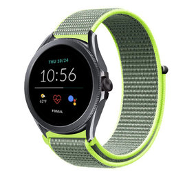 Strap-it® Fossil Gen 5e - 44mm Nylon Armband (fluoreszierend) Strap-it® Fossil Gen 5e - 44mm Nylon Armband (fluoreszierend)