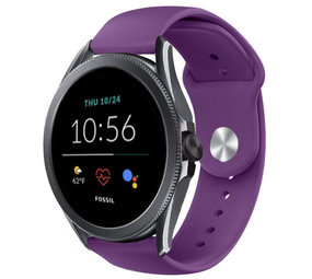 Strap-it® Fossil Gen 5e - 44mm Sportarmband (Lila) Strap-it® Fossil Gen 5e - 44mm Sportarmband (Lila)