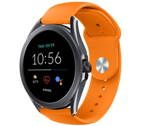 Strap-it® Fossil Gen 5e - 44mm Sportarmband (Orange) Strap-it® Fossil Gen 5e - 44mm Sportarmband (Orange)