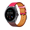 Strap-it® Strap-it Fossil Gen 5e - 44mm Lederarmband (Knallpink/Rotbraun) Strap-it® Strap-it Fossil Gen 5e - 44mm Lederarmband (Knallpink/Rotbraun)