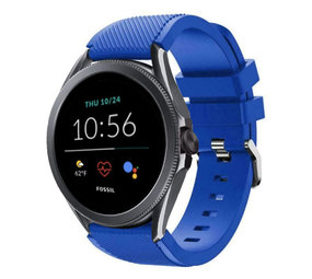 Strap-it® Fossil Gen 5e - 44mm Silikon Armband (Blau) Strap-it® Fossil Gen 5e - 44mm Silikon Armband (Blau)