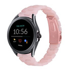 Strap-it® Strap-it Fossil Gen 5e - 44mm Harzband (Rosa)