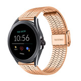 Strap-it® Fossil Gen 5e - 44mm Edelstahlarmband (Rosagold) Strap-it® Fossil Gen 5e - 44mm Edelstahlarmband (Rosagold)
