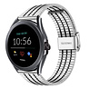 Strap-it® Strap-it Fossil Gen 5e - 44mm Edelstahlarmband (Silber/Schwarz) Strap-it® Strap-it Fossil Gen 5e - 44mm Edelstahlarmband (Silber/Schwarz)