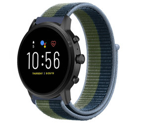 Strap-it® Fossil Gen 5 Nylon Armband (Grün) Strap-it® Fossil Gen 5 Nylon Armband (Grün)