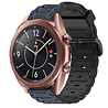 Strap-it® Strap-it Samsung Galaxy Watch 3 41mm Sport Schnallenarmband (Schwarz/Blau) Strap-it® Strap-it Samsung Galaxy Watch 3 41mm Sport Schnallenarmband (Schwarz/Blau)