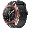 Strap-it® Strap-it Samsung Galaxy Watch 3 41mm Sport Schnallenarmband (Schwarz/Weiß) Strap-it® Strap-it Samsung Galaxy Watch 3 41mm Sport Schnallenarmband (Schwarz/Weiß)