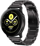 Strap-it® Strap-it Samsung Galaxy Watch Active Titanarmband (Schwarz)