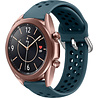Strap-it® Strap-it Samsung Galaxy Watch 3 - 41mm Silikonarmband mit Löchern (Steingrün) Strap-it® Strap-it Samsung Galaxy Watch 3 - 41mm Silikonarmband mit Löchern (Steingrün)