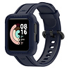 Strap-it® Strap-it Xiaomi Mi Watch Lite Silikonarmband mit Rahmen (Dunkelblau) Strap-it® Strap-it Xiaomi Mi Watch Lite Silikonarmband mit Rahmen (Dunkelblau)
