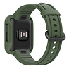 Strap-it® Strap-it Xiaomi Mi Watch Lite Silikonarmband mit Rahmen (Dunkelgrün) Strap-it® Strap-it Xiaomi Mi Watch Lite Silikonarmband mit Rahmen (Dunkelgrün)