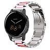 Strap-it® Strap-it Garmin Vivoactive 4s 40mm Stahlarmband (Silber/Rosa) Strap-it® Strap-it Garmin Vivoactive 4s 40mm Stahlarmband (Silber/Rosa)