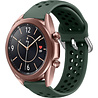 Strap-it® Strap-it Samsung Galaxy Watch 3 - 41mm Silikonarmband mit Löchern (Armeegrün) Strap-it® Strap-it Samsung Galaxy Watch 3 - 41mm Silikonarmband mit Löchern (Armeegrün)
