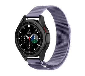 Strap-it® Samsung Galaxy Watch 4 Classic 42mm Milanese Armband (Hellviolett) Strap-it® Samsung Galaxy Watch 4 Classic 42mm Milanese Armband (Hellviolett)