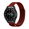 Strap-it® Strap-it Samsung Galaxy Watch 4 Classic 46mm Milanese Armband (Rot) Strap-it® Strap-it Samsung Galaxy Watch 4 Classic 46mm Milanese Armband (Rot)