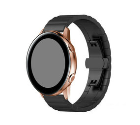Strap-it® Garmin Vivoactive 4s 40mm Metallarmband (Schwarz) Strap-it® Garmin Vivoactive 4s 40mm Metallarmband (Schwarz)