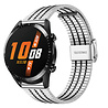 Strap-it® Strap-it Huawei Watch GT 2 Edelstahlarmband (Silber/Schwarz) Strap-it® Strap-it Huawei Watch GT 2 Edelstahlarmband (Silber/Schwarz)